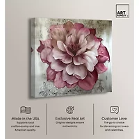 ART REMEDY® "Darla" Giclee Floral And Botanical Canvas Art