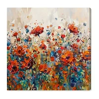 ART REMEDY® "Beautiful Garden Bloom" Giclee Floral And Botanical Canvas Art
