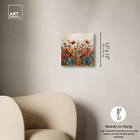 ART REMEDY® "Beautiful Garden Bloom" Giclee Floral And Botanical Canvas Art