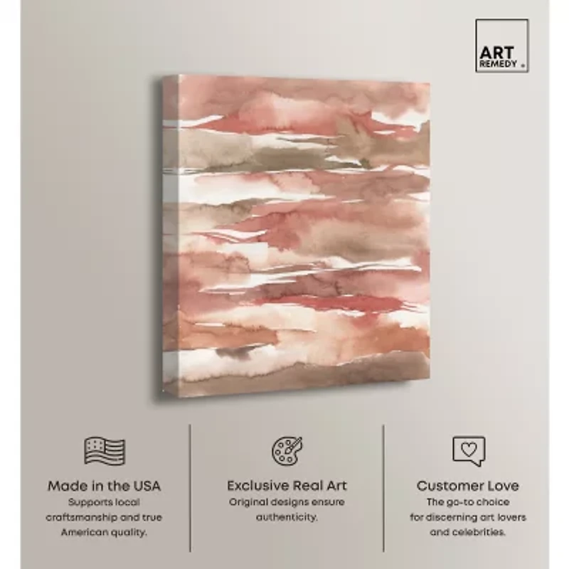 ART REMEDY® "Tone Tinted Powders" Giclee Abstract Canvas Art