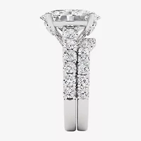 Grown Gorgeous (F,Vs2) Womens / Ct. T.W. Lab White Diamond 14K Gold or Platinum Oval Side Stone Bridal Set