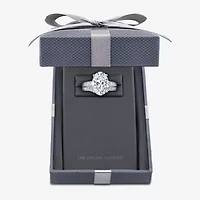 Grown Gorgeous (F,Vs2) Womens / Ct. T.W. Lab White Diamond 14K Gold or Platinum Oval Side Stone Bridal Set