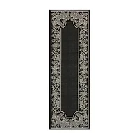 Safavieh Courtyard Collection Kestrel Oriental Indoor/Outdoor Runner Rug