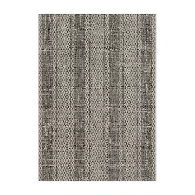 Safavieh Courtyard Collection Elena Geometric Indoor/Outdoor Area Rug