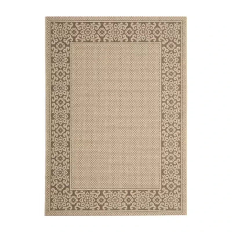Safavieh Courtyard Collection Oswald Floral Indoor/Outdoor Area Rug