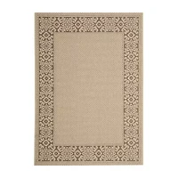 Safavieh Courtyard Collection Oswald Floral Indoor/Outdoor Area Rug