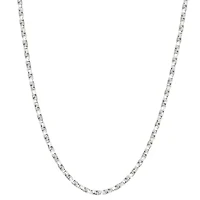 Sterling Silver Solid Box Chain Necklace