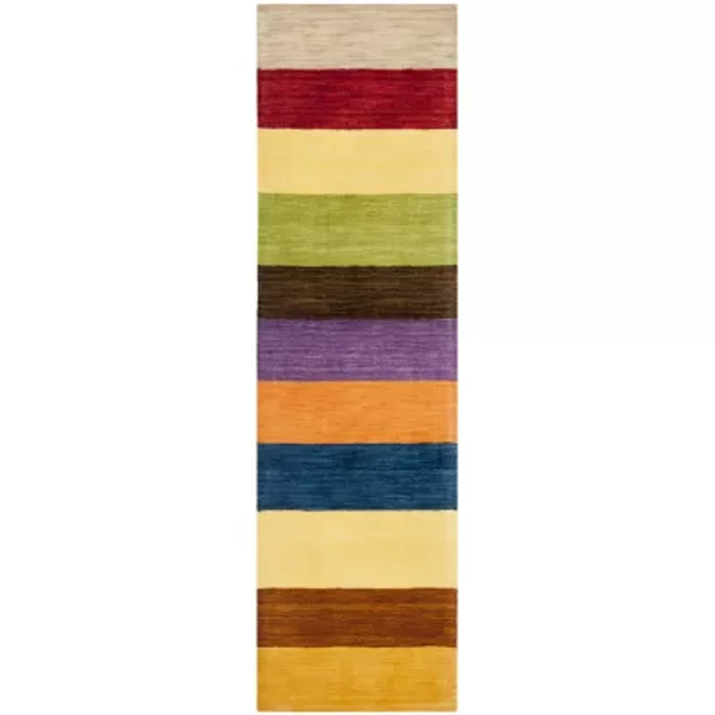 Safavieh Himalaya Collection Jessalyn Striped Runner Rug