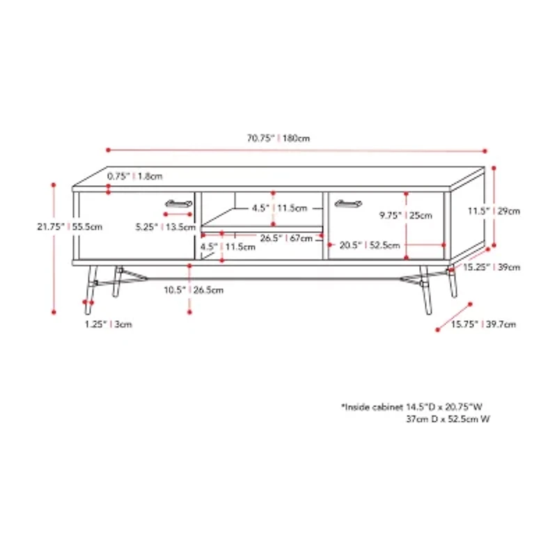Corliving Aurora TV Stand