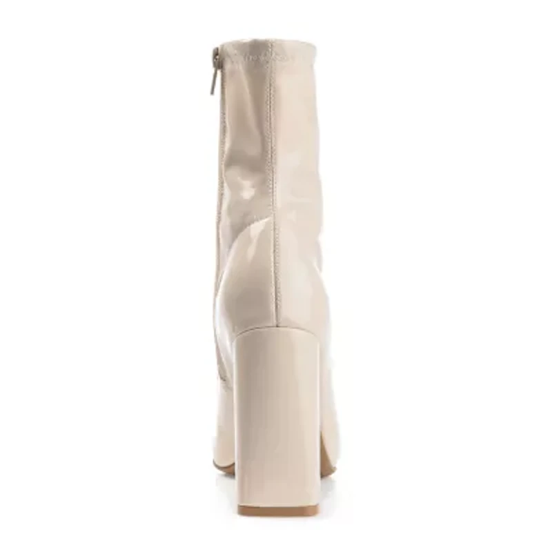 Journee Collection Womens Veralee Block Heel Booties