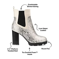 Journee Collection Womens Islana Stacked Heel Booties