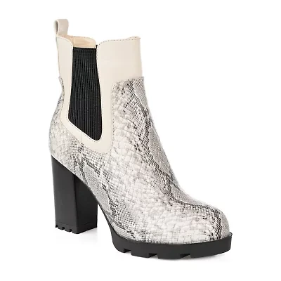 Journee Collection Womens Islana Stacked Heel Booties