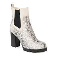 Journee Collection Womens Islana Stacked Heel Booties