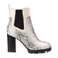 Journee Collection Womens Islana Stacked Heel Booties