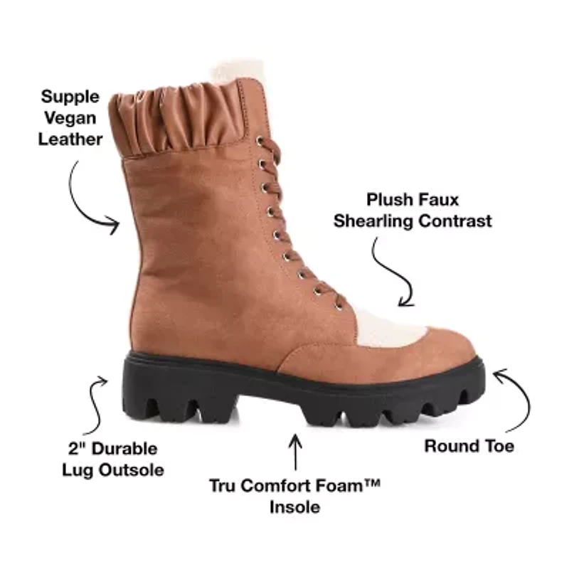 Journee Collection Womens Elinor Block Heel Booties