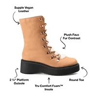 Journee Collection Womens Kannon Block Heel Booties