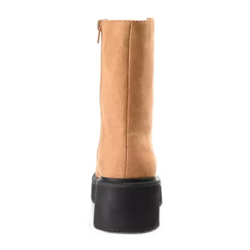 Journee Collection Womens Kannon Block Heel Booties