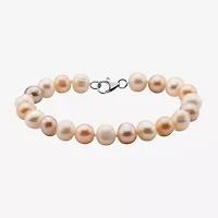 Effy  Womens Pink Cultured Freshwater Pearl Sterling Silver Jewelry Set