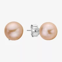 Effy  Womens Pink Cultured Freshwater Pearl Sterling Silver Jewelry Set