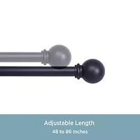 Kenney Alanis Ball 5/8 Adjustable Curtain Rod