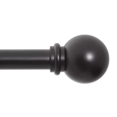 Kenney Alanis Ball 5/8 Adjustable Curtain Rod