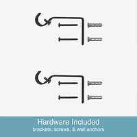 Kenney Benji Square 5/8 Adjustable Curtain Rod