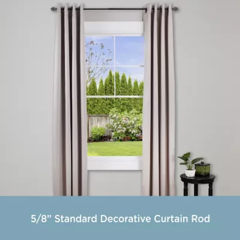 Kenney Benji Square 5/8 Adjustable Curtain Rod