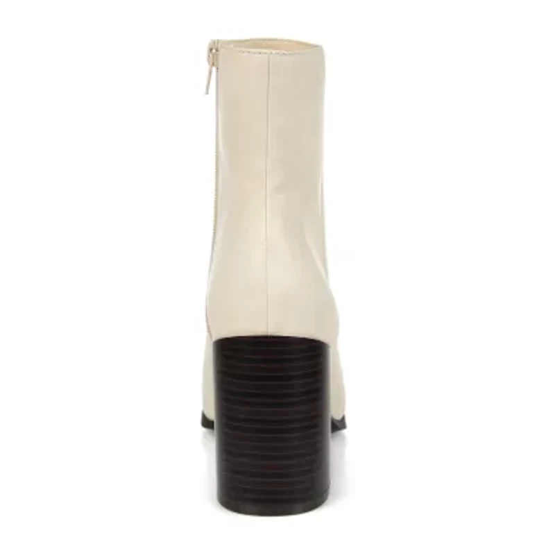 Journee Collection Womens Kathie Stacked Heel Booties