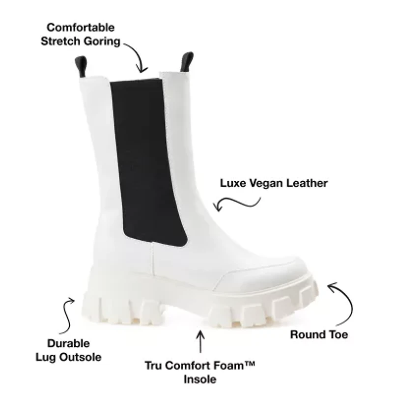 Journee Collection Womens Vista Block Heel Booties