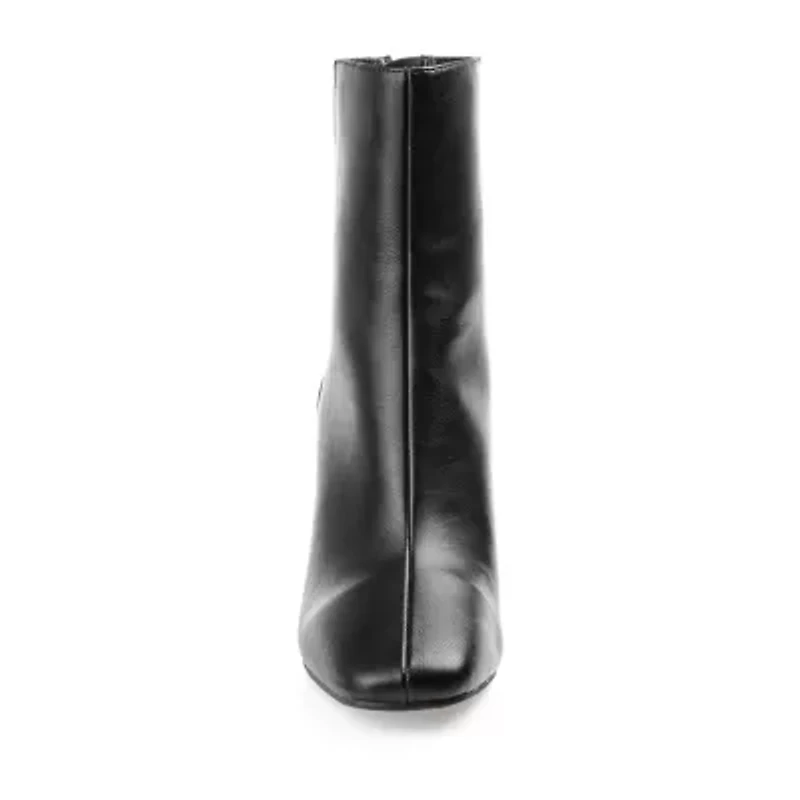 Journee Collection Womens Maize Stacked Heel Booties