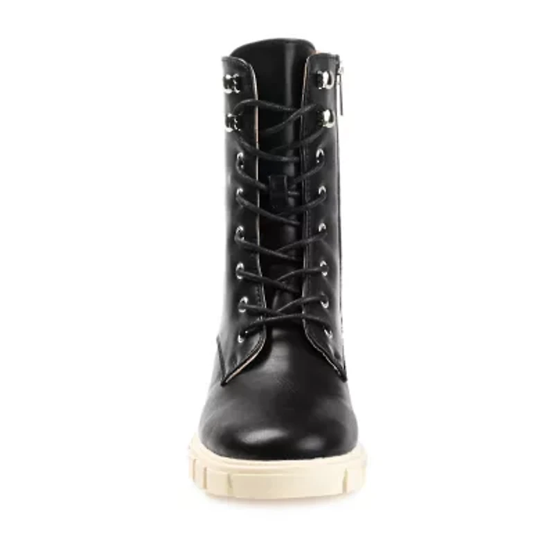 Journee Collection Womens Madelynn Block Heel Booties