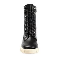 Journee Collection Womens Madelynn Block Heel Booties