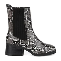 Journee Collection Womens Desree Stacked Heel Booties