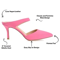 Journee Collection Maevali Womens Pointed Stiletto Heel Pumps