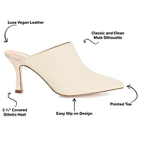 Journee Collection Shiyza Womens Pointed Closed Toe Stiletto Heel Pumps
