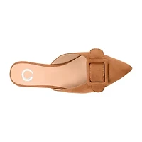 Journee Collection Vianna Womens Pointed Closed Toe Kitten Heel Pumps
