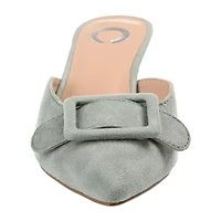 Journee Collection Vianna Womens Pointed Closed Toe Kitten Heel Pumps