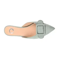 Journee Collection Vianna Womens Pointed Closed Toe Kitten Heel Pumps