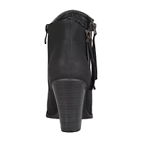 Journee Collection Womens Vally Stacked Heel Booties
