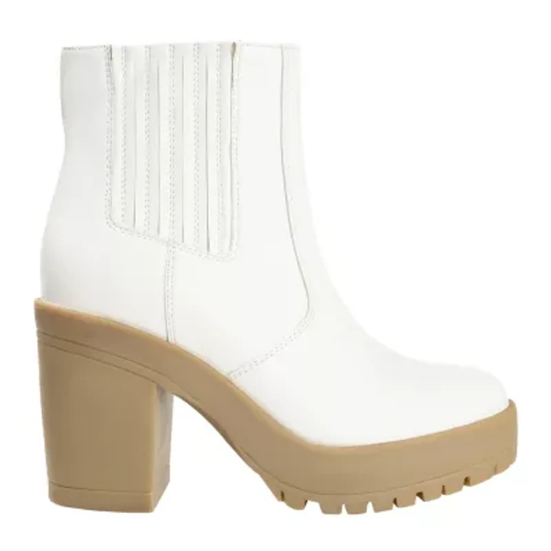 Journee Collection Womens Riplee Block Heel Booties