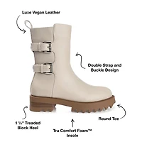 Journee Collection Womens Yasmine Block Heel Booties