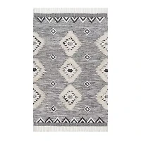 nuLoom Moroccan Textured Shaggy Wool Woven Area Rug