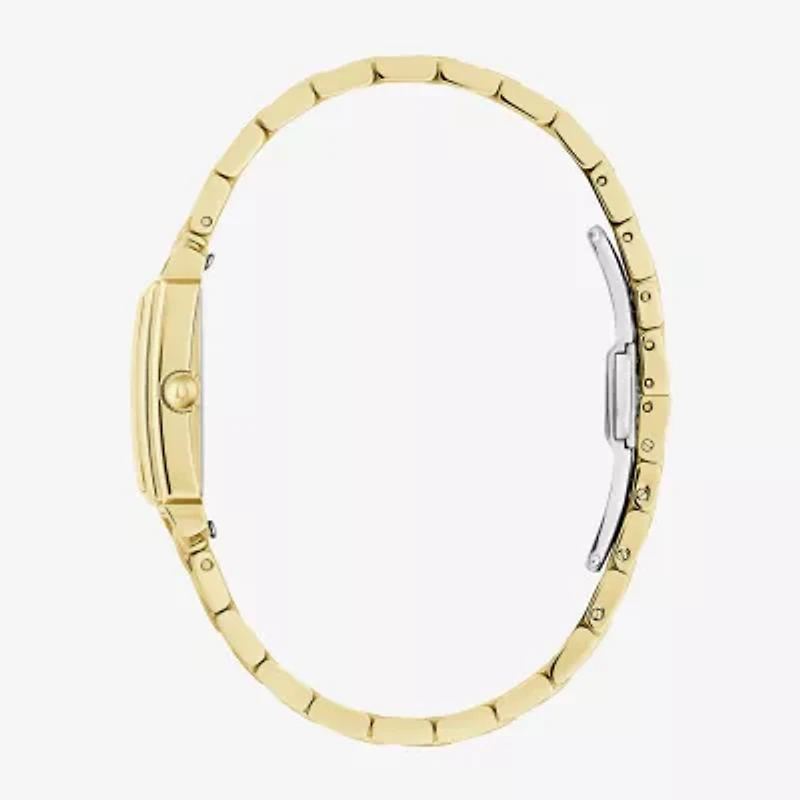 Bulova Womens Gold Tone Stainless Steel Bracelet Watch 97l177