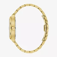 Bulova Mens Gold Tone Stainless Steel Bracelet Watch 97b223