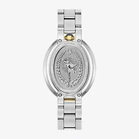 Bulova Womens Two Tone Stainless Steel Bracelet Watch 98l320