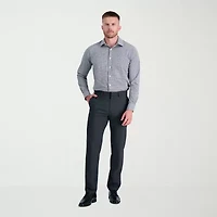 Haggar JMH Mens Slim Fit Dress Flat Front Pant