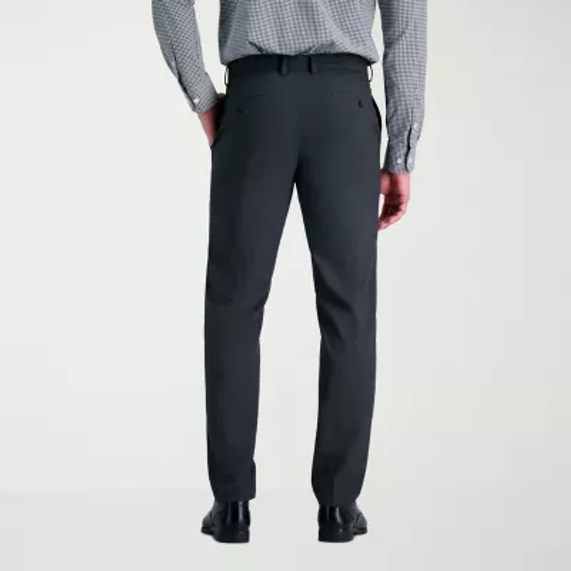 Haggar JMH Mens Slim Fit Dress Flat Front Pant