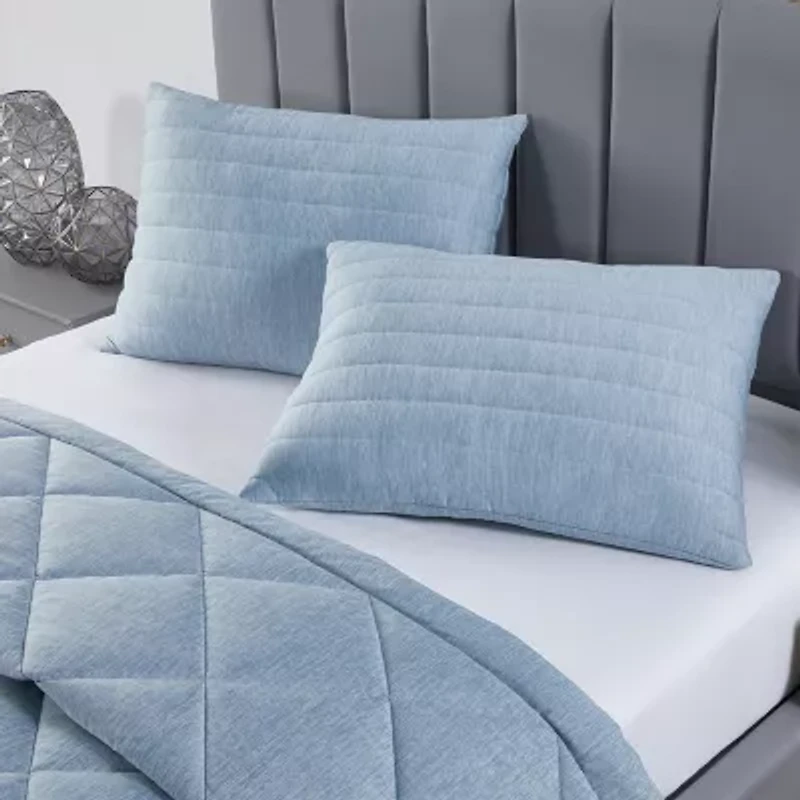 Allied Home Below Zero Cooling Channel Quilted Down Alternative Medium Density Pillow