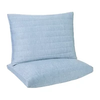 Allied Home Below Zero Cooling Quilted Gusset Down Alternative Medium Density Pillow
