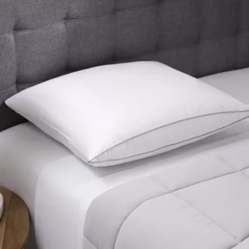 Allied Home Back Sleep Style Oval Gusset Down Alternative Medium Density Bed Pillow